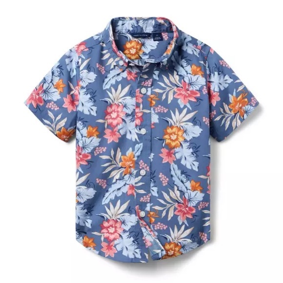 Janie and Jack Other - Brand New Janie & Jack Toddler Boys Tropical Button Down Shirt Size 2T NWT